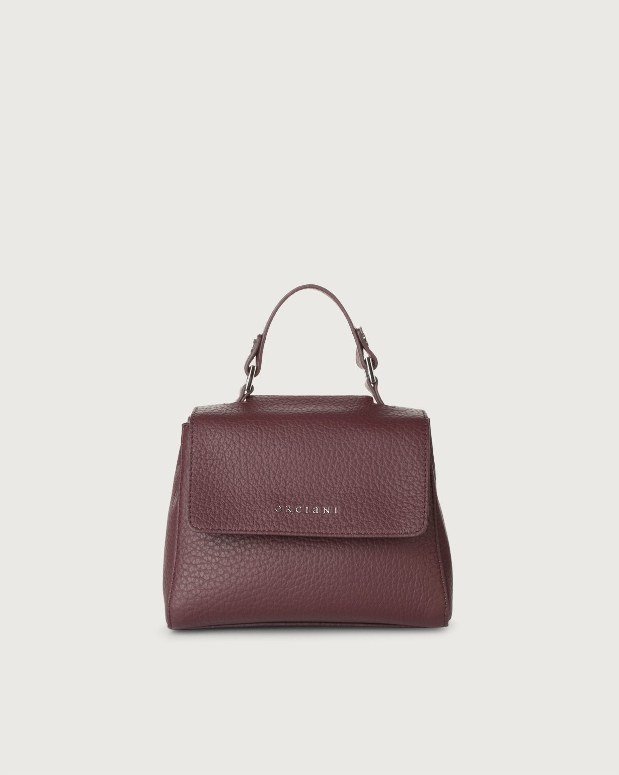 ORCIANI Sveva Soft Mini leather handbag with shoulder strap