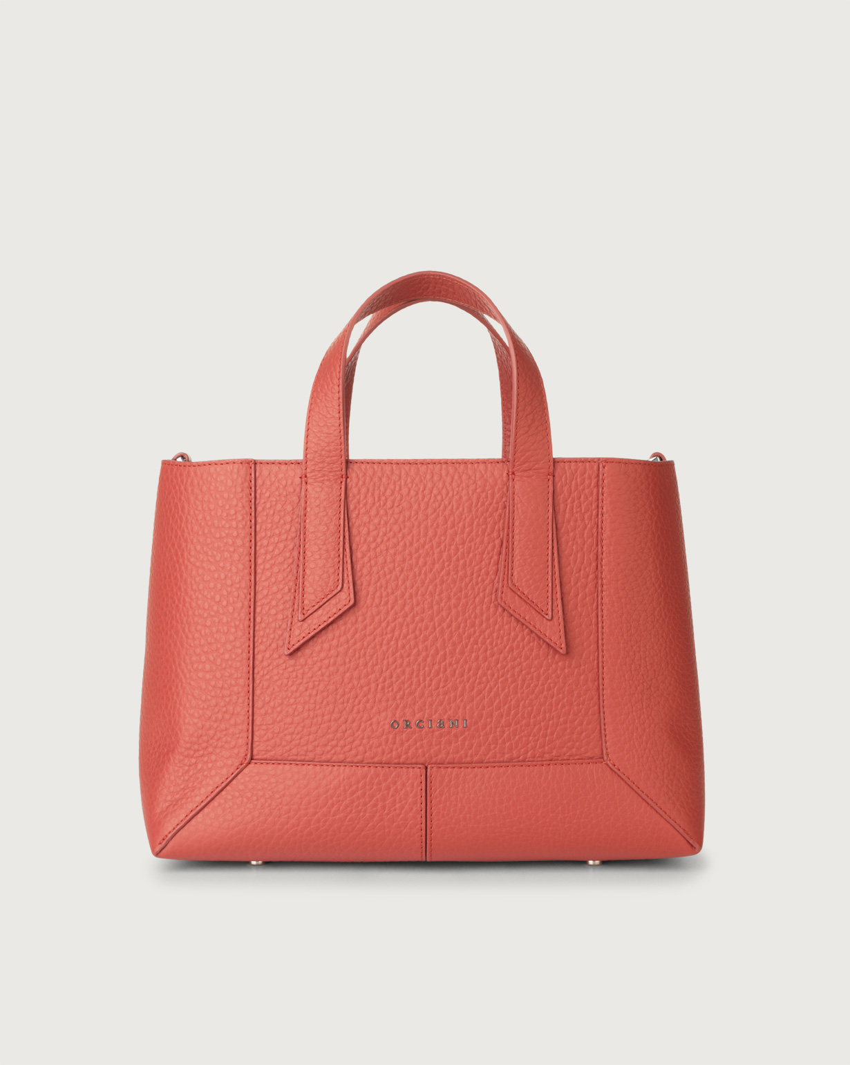 ORCIANI Frame Soft leather handbag color Brick