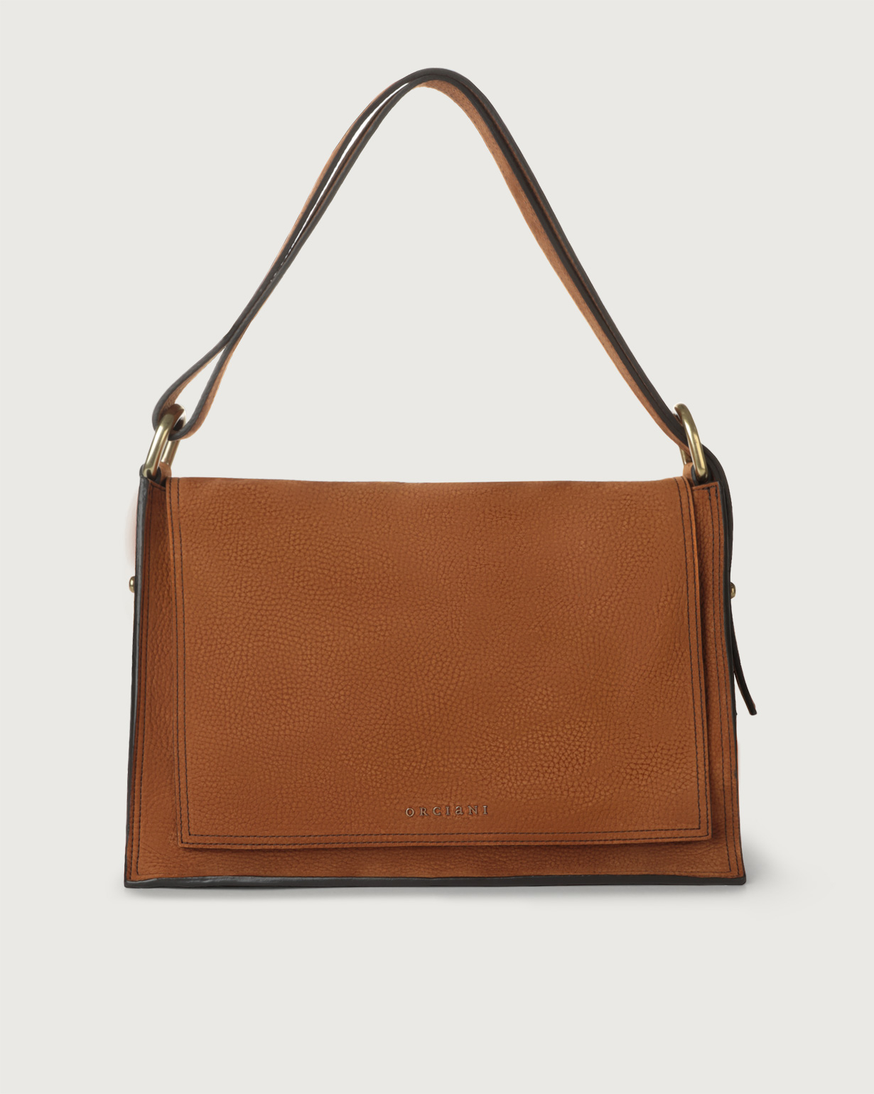 ORCIANI Pillow Nabucco nubuck leather shoulder and crossbody bag