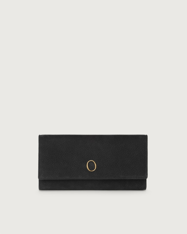 Orciani Portafoglio Nabucco a busta in nubuck Nubuck NOTTE