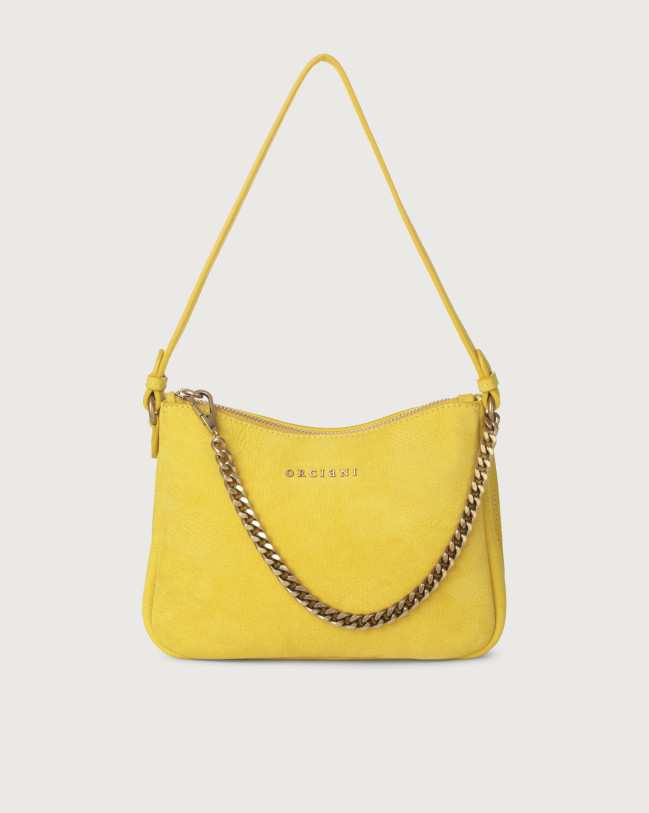 Orciani Mini Bag Moon Nabucco in nubuck Nubuck LIMONE