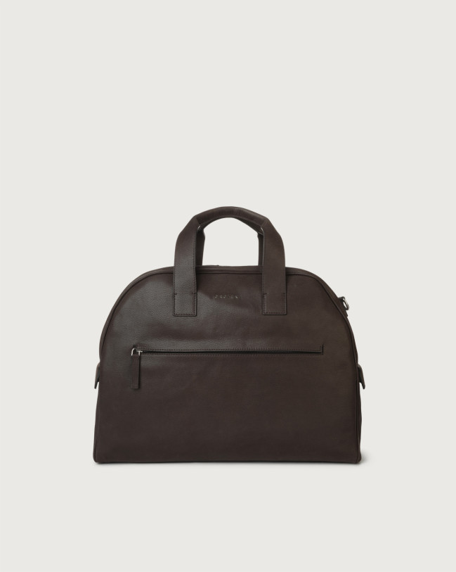 Orciani Borsa bowling Chevrette in pelle con tracolla Pelle T. MORO