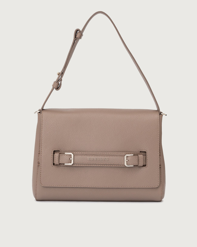 Orciani Borsa a spalla Gossip M Sense in pelle martellata Pelle martellata TAUPE