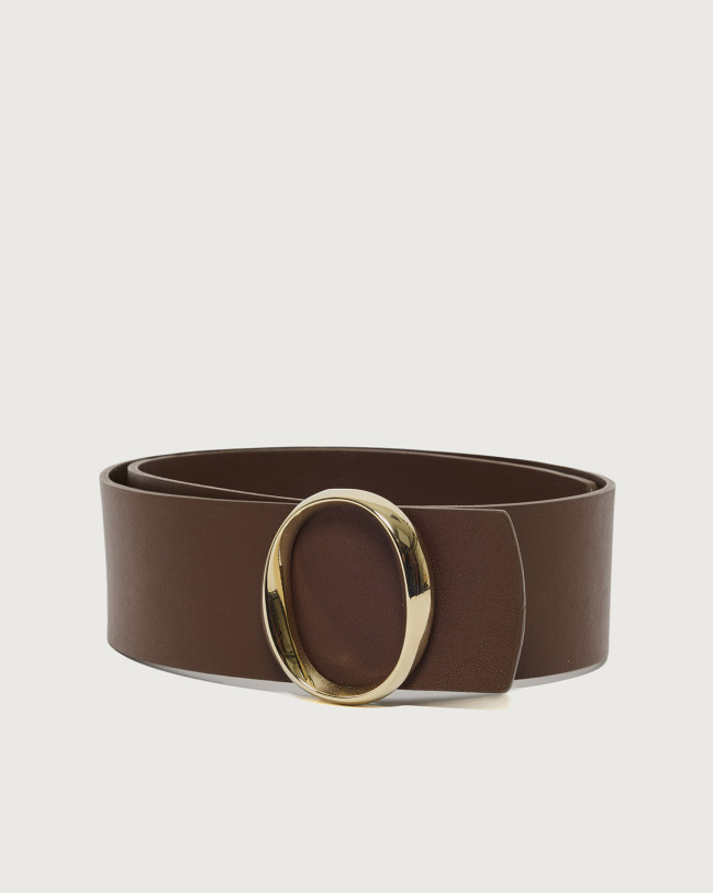 Cintura Iconic O Zanzibar in pelle 5,5 cm