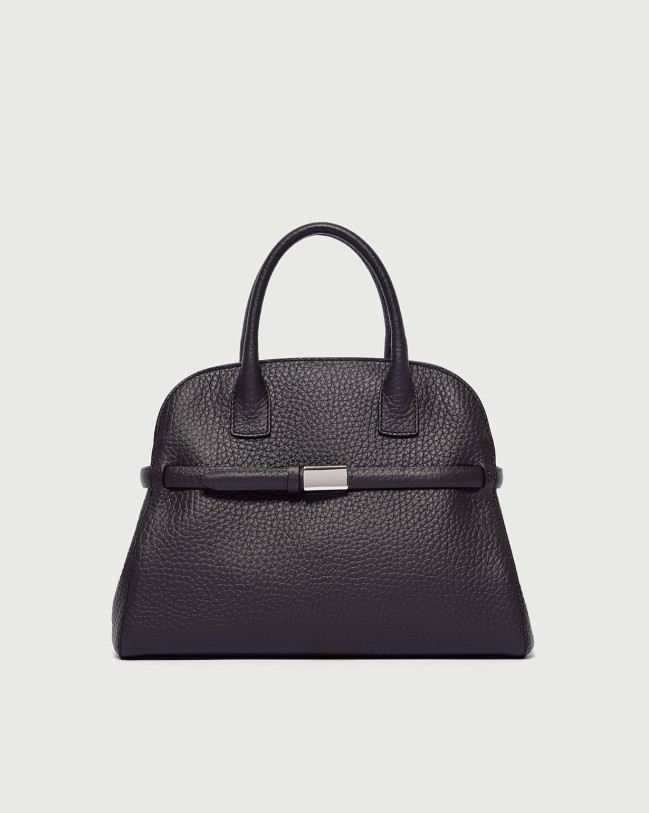 Orciani Borsa Aura Soft Midi a mano in pelle martellata con tracolla Pelle martellata T. MORO