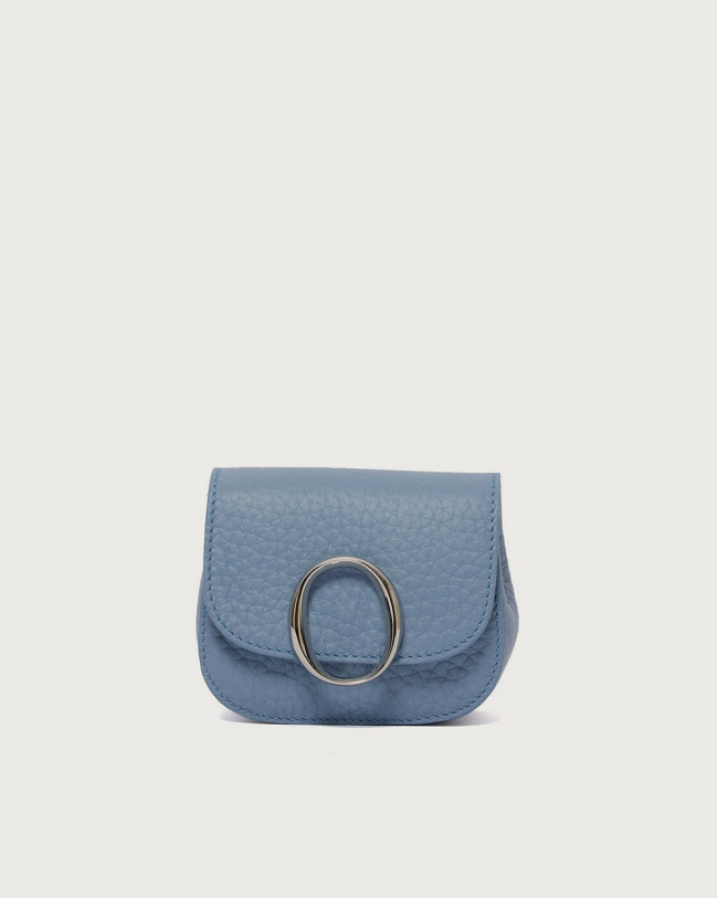 Orciani Charm Mini Kate Soft in pelle Pelle martellata CIELO
