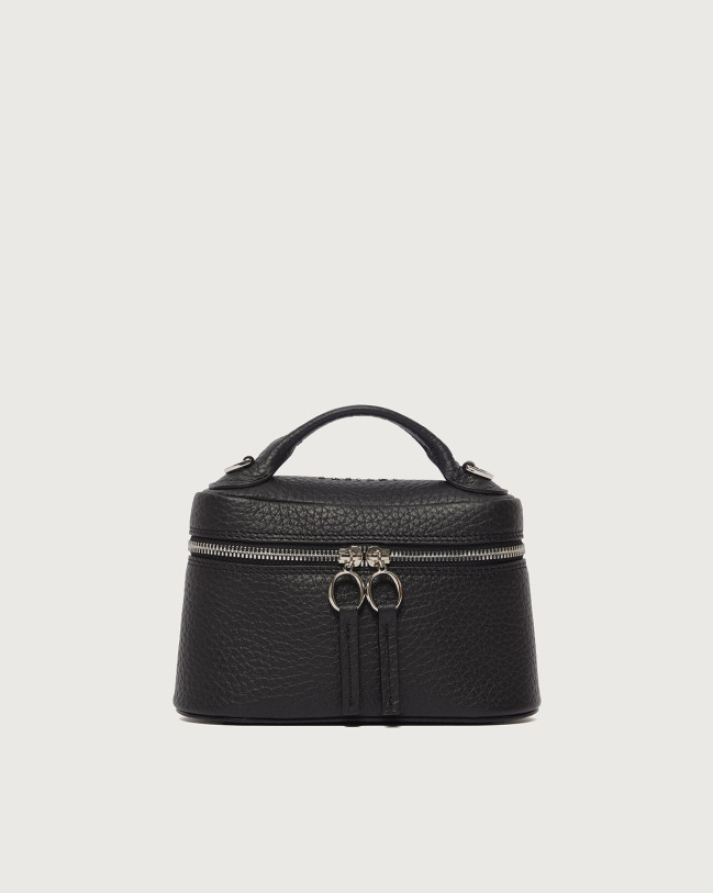 Orciani Mini bag Joy Soft in pelle martellata Pelle martellata NERO