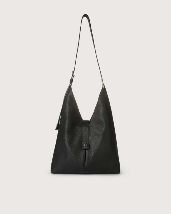 Orciani Borsa a tracolla Vita Soft in pelle Pelle NERO