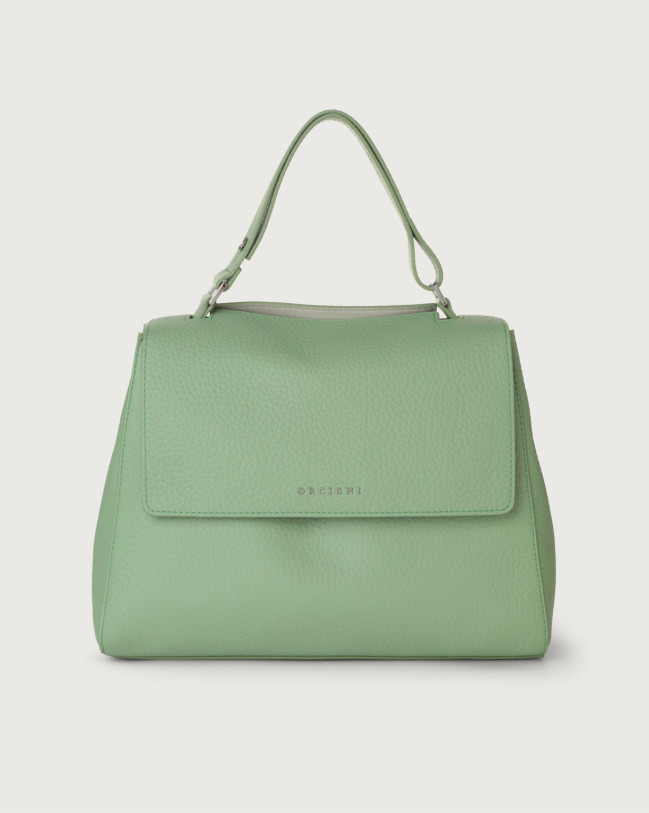Orciani Borsa Sveva Soft Media a spalla in pelle con tracolla Pelle MELA