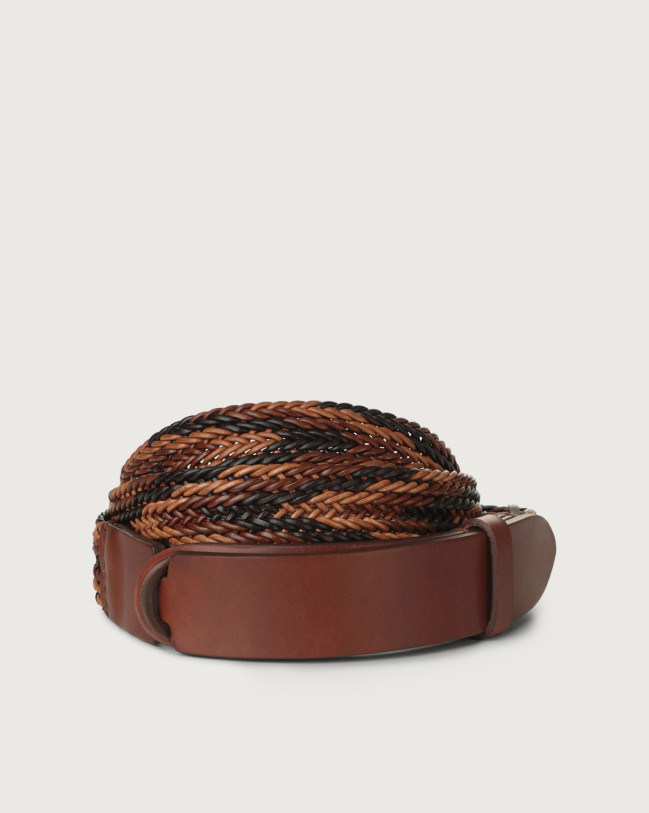 Orciani Cintura Nobuckle Plug in cuoio Pelle AFRICA