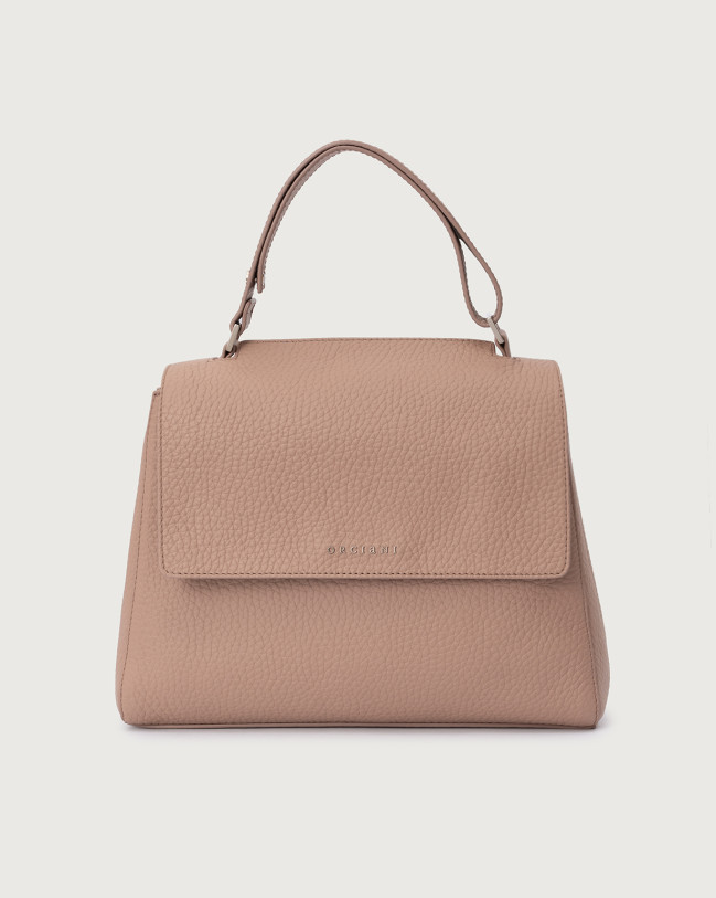 Orciani Borsa Sveva Soft Media a spalla in pelle con tracolla Pelle martellata CAMEO