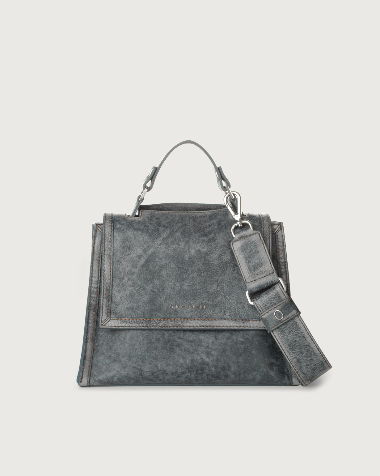 Orciani Borsa Sveva Delavè Piccola in pelle con tracolla