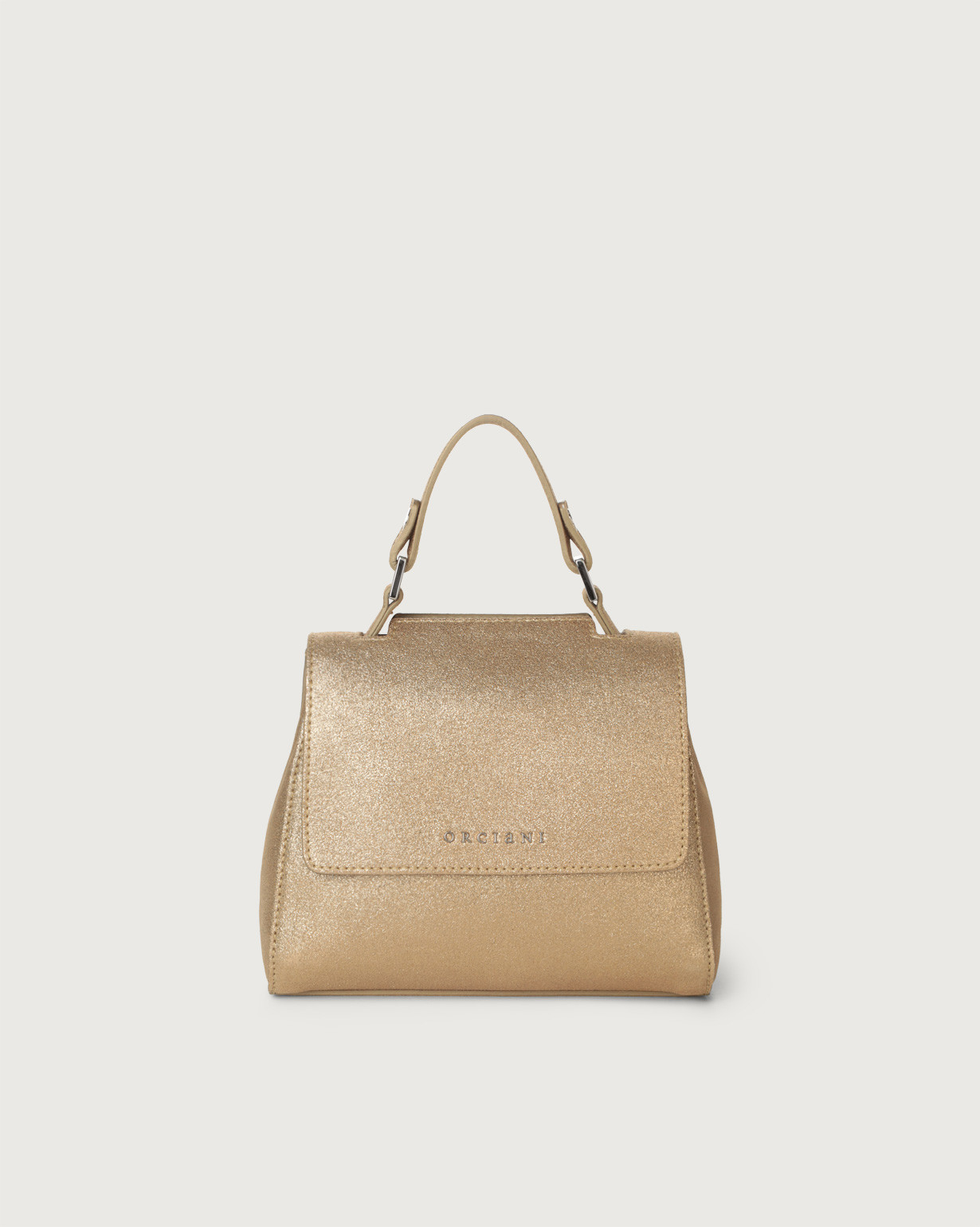 Orciani Borsa a mano mini Sveva Midnight con tracolla colore DAWN