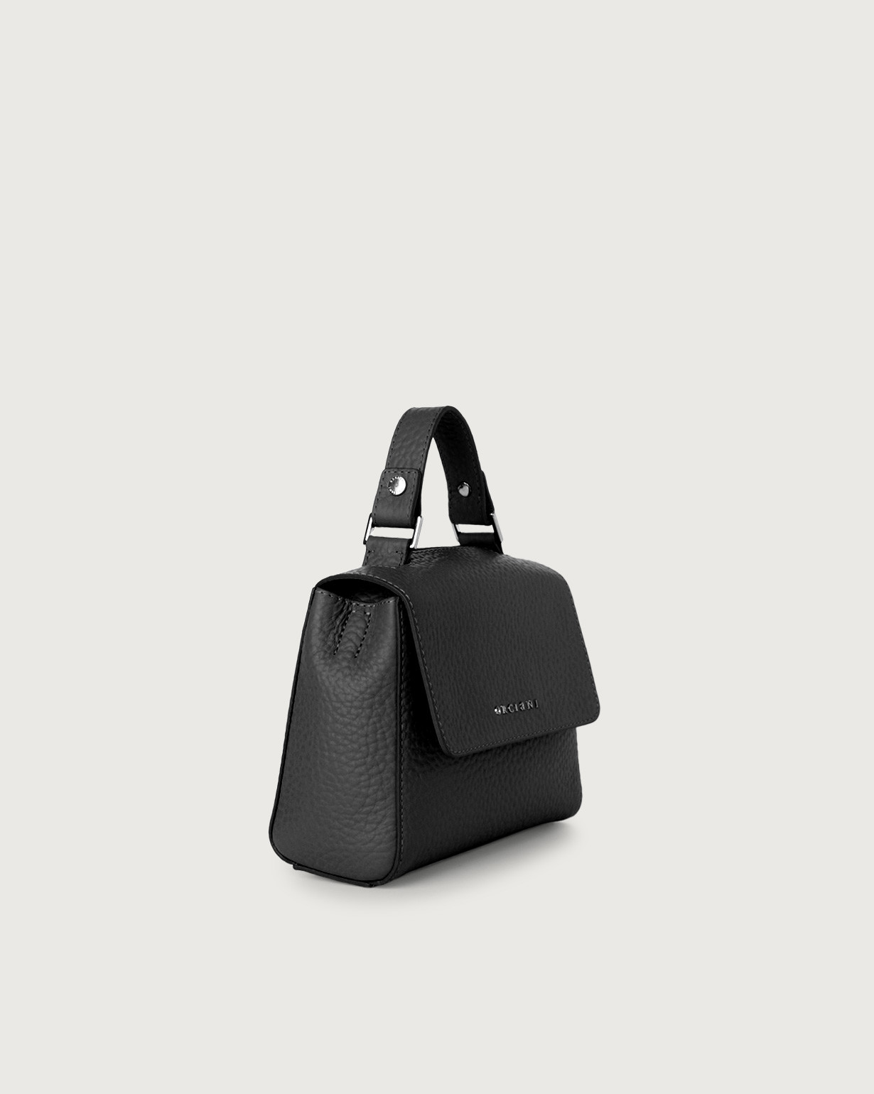 ORCIANI | Borsa a mano mini Sveva Soft in pelle con tracolla NERO | Shop  online
