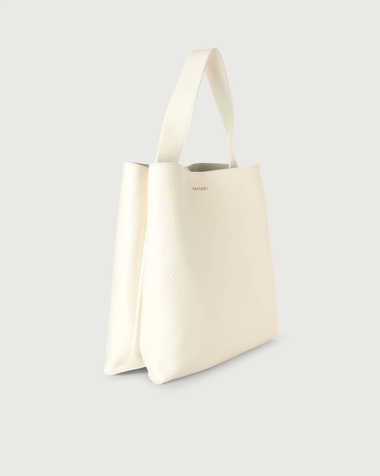 ORCIANI | Borsa a spalla Jackie Soft in pelle BIANCO | Shop online