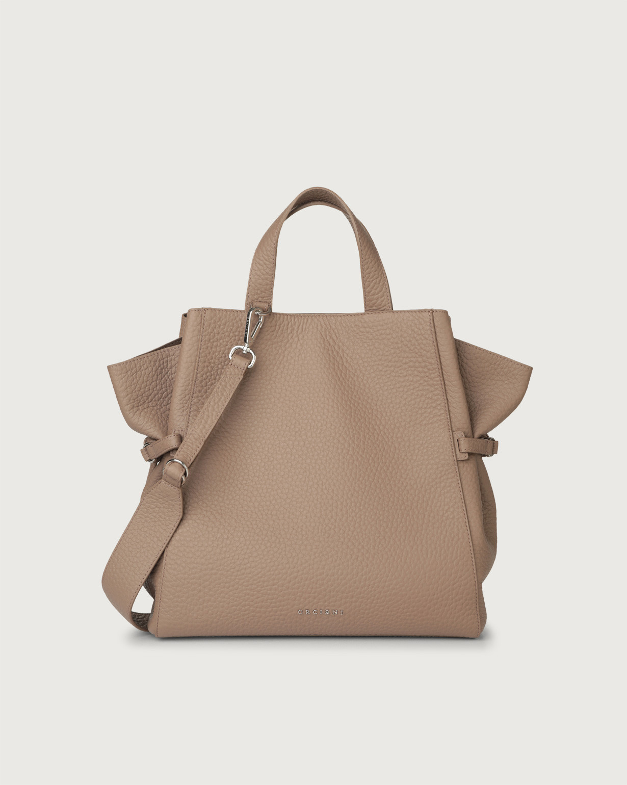 Orciani Borsa a Mano Media Fan in Pelle Soft B02067 - Handbag Donna