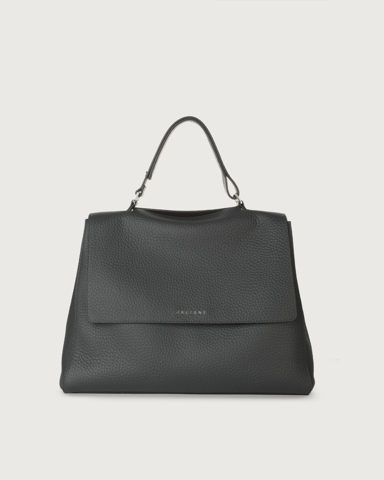 Orciani Borsa a spalla grande Sveva Soft in pelle con tracolla
