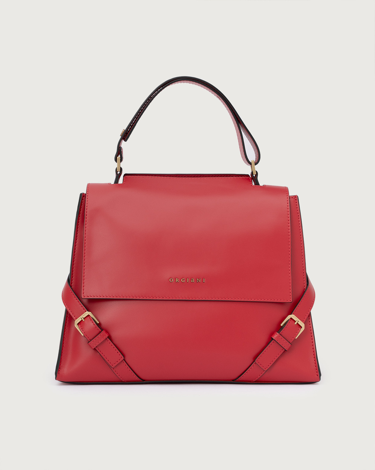 Orciani Borsa Sveva Couture Media a spalla in pelle con tracolla colore PAMPLONA