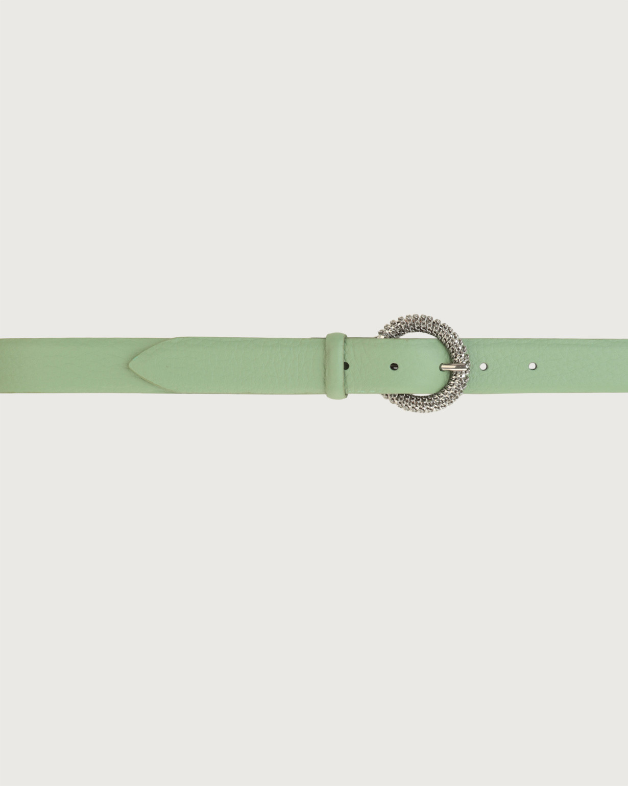ZAHD - 5 Fermacintura In Pelle Con Anello - Passanti Per Cintura Universali - Fissaggio Per Fibbie Da 30 A 35 Mm