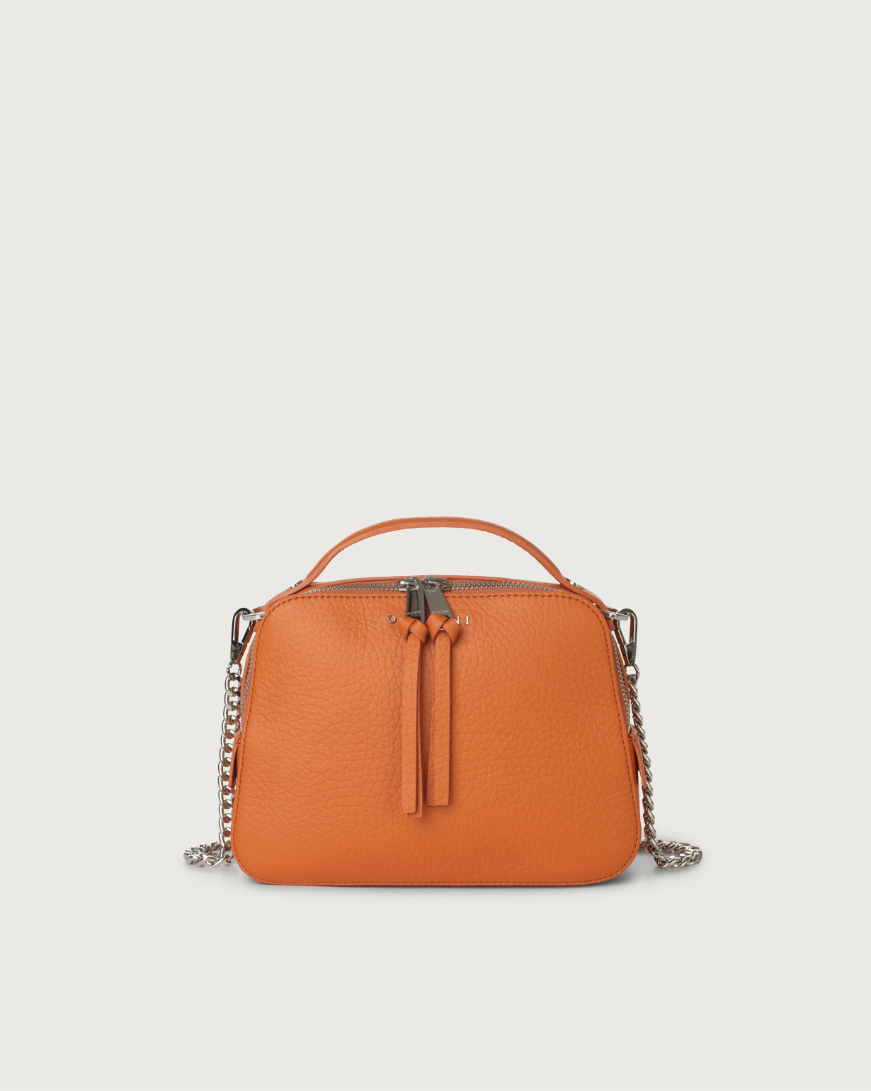 Orciani Mini Bag Chéri Soft in pelle a mano con tracolla, colore