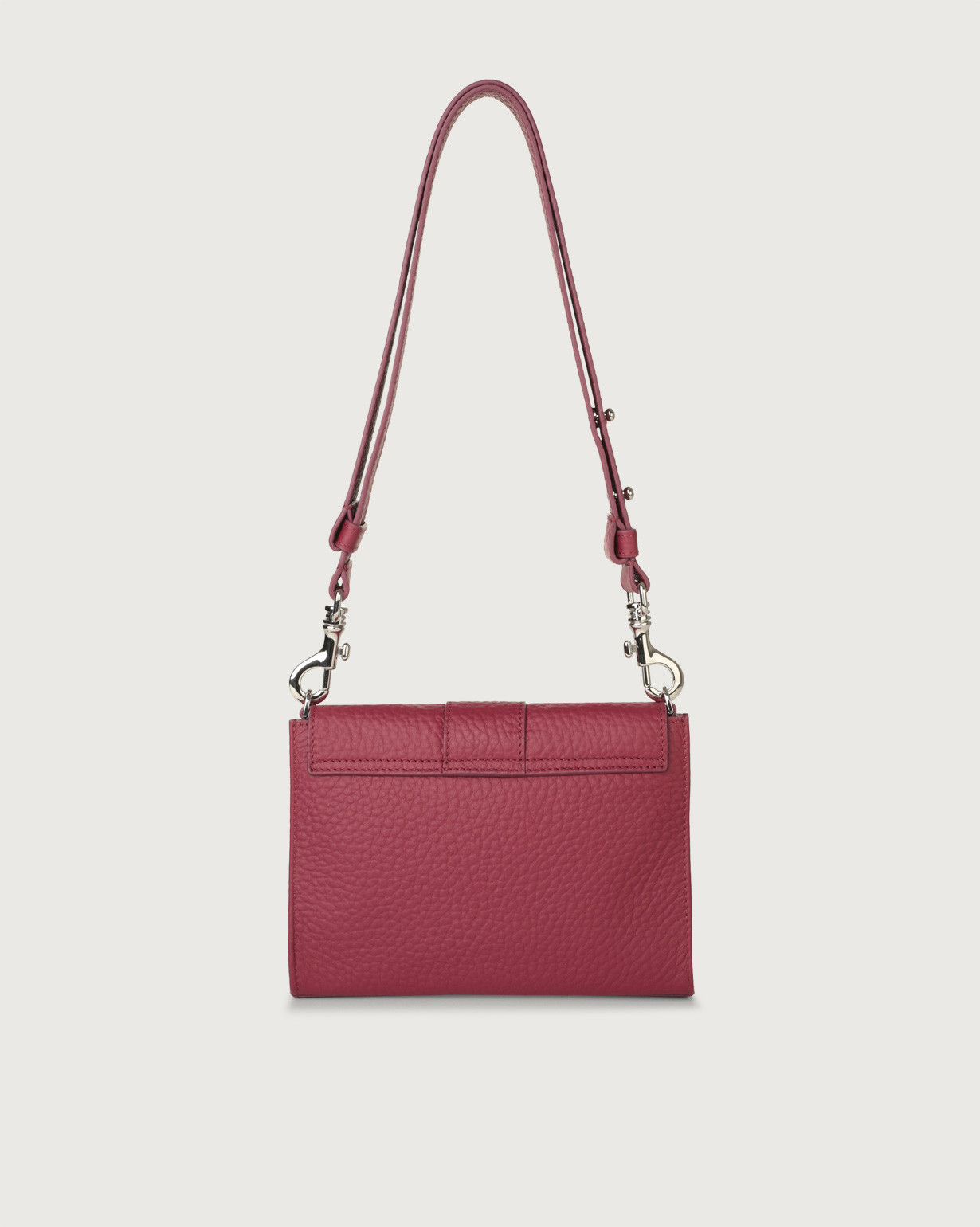 Orciani Mini bag Soft in pelle colore PORPORA