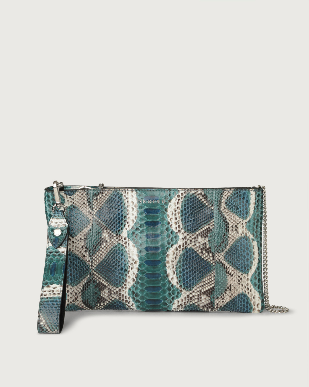 Pochette pitone shop