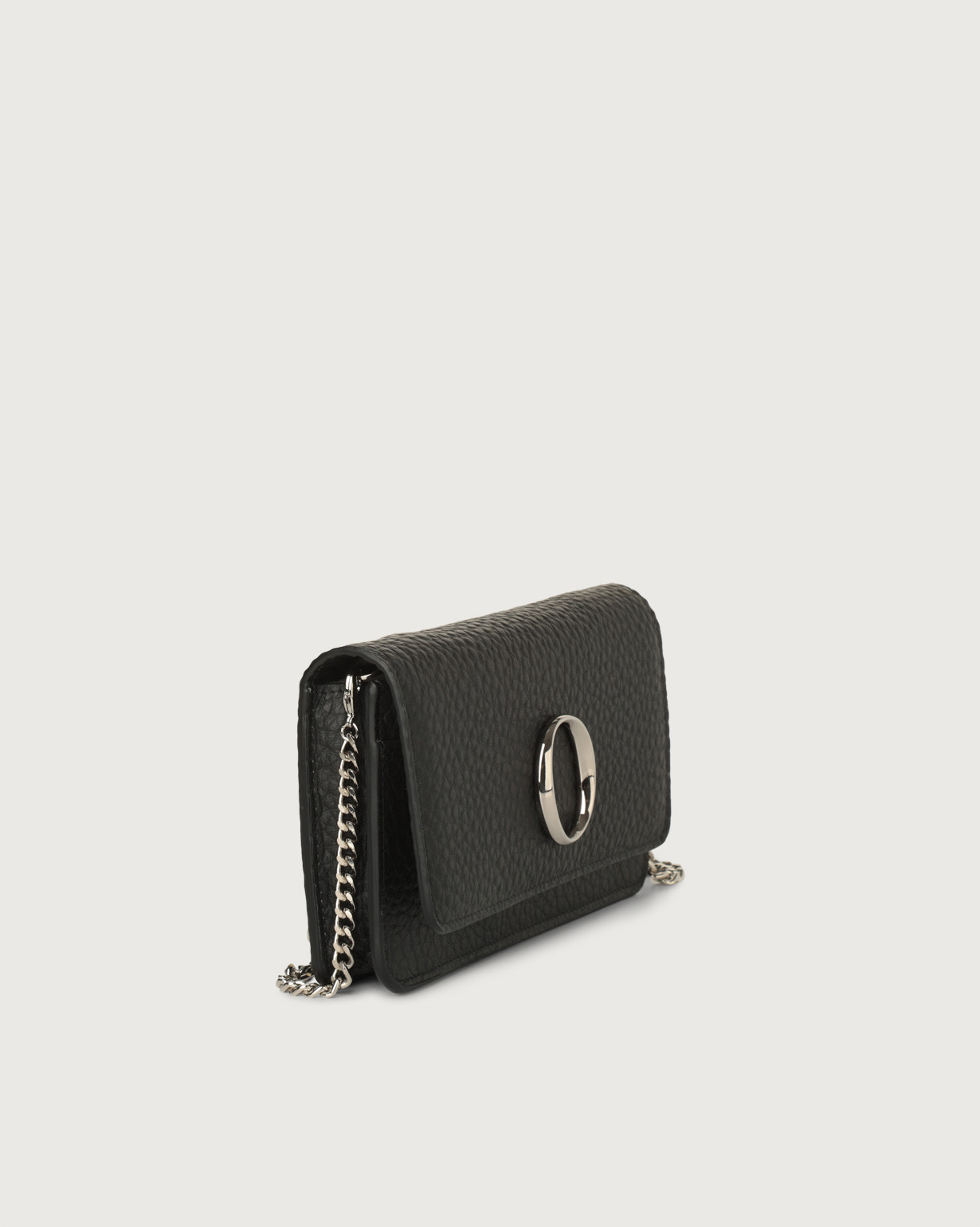 Orciani Pochette Soft in pelle con RFID colore NERO