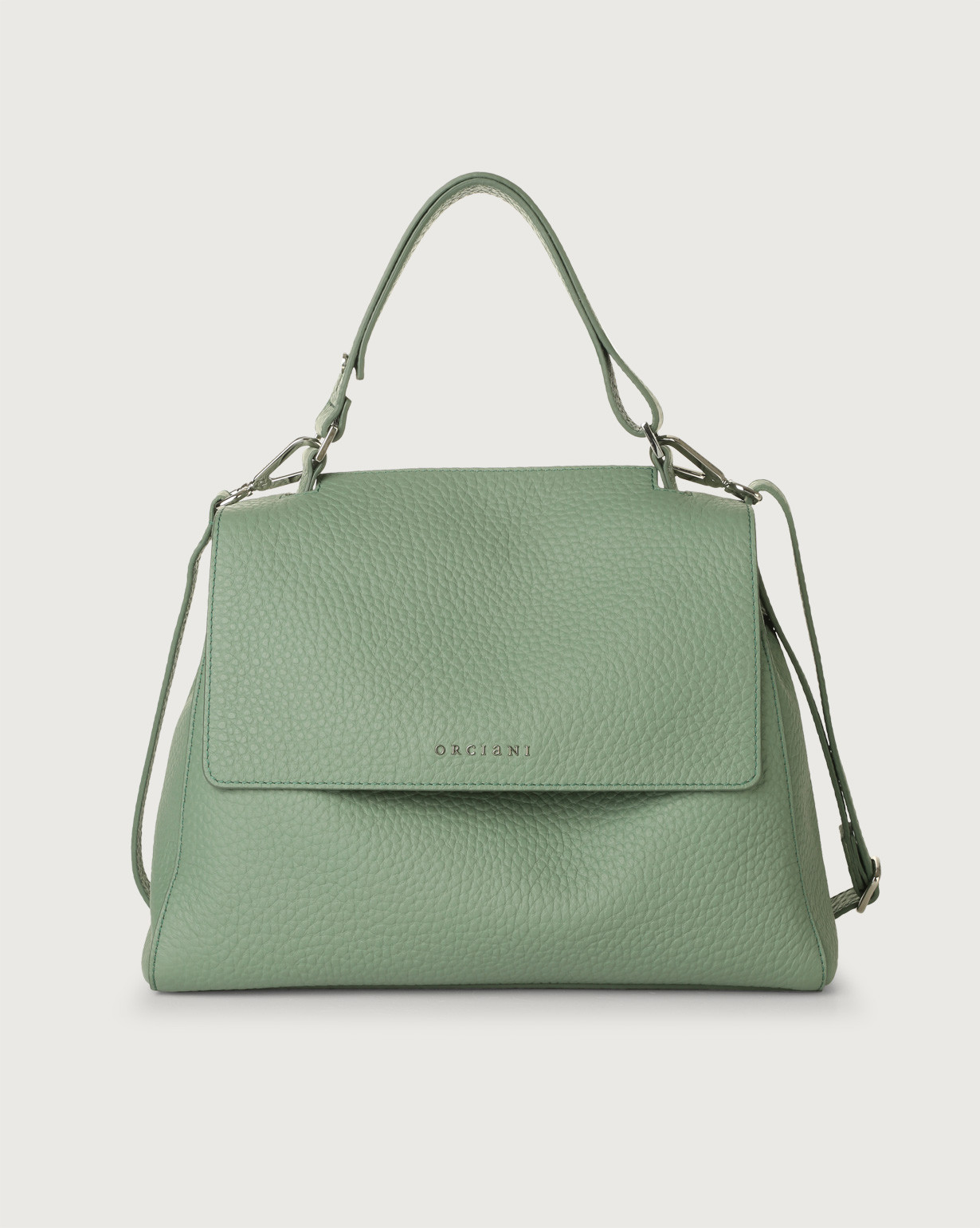 Orciani Borsa Sveva Soft Media a spalla in pelle con tracolla