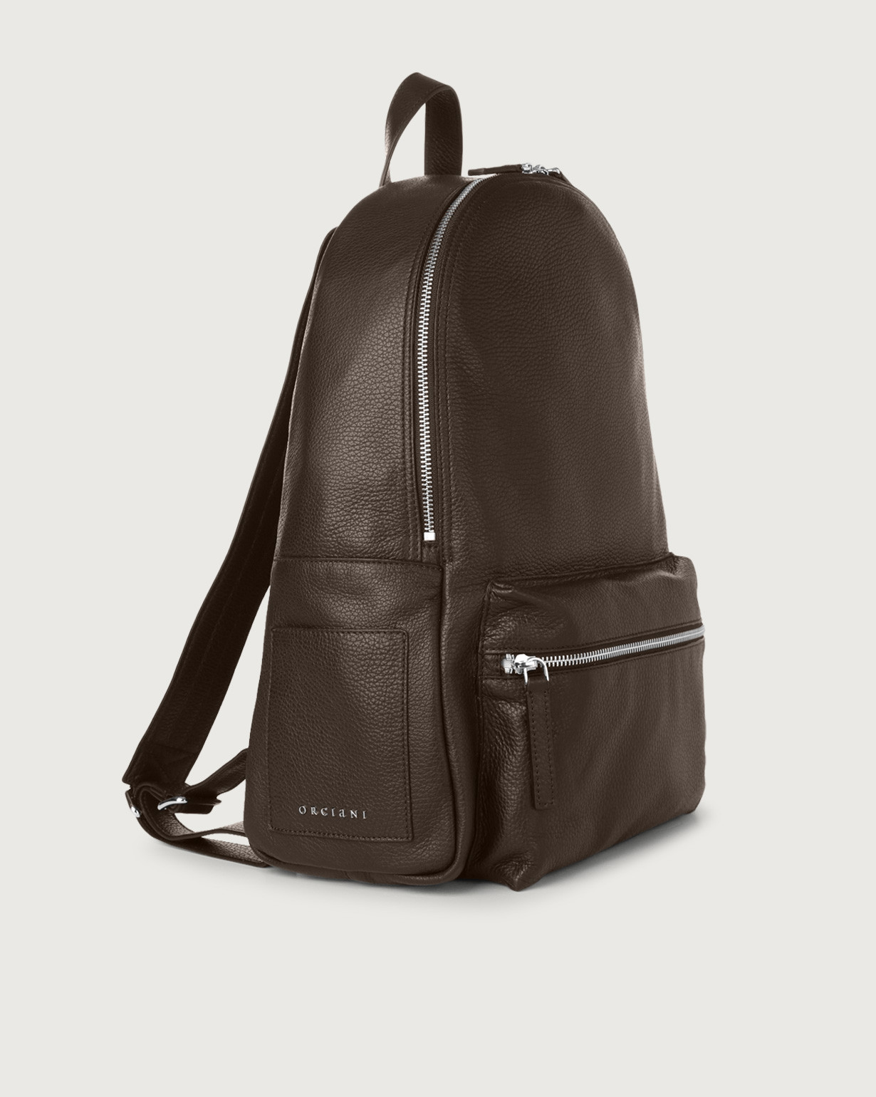 Orciani Zaino Micron in Pelle colore EBANO
