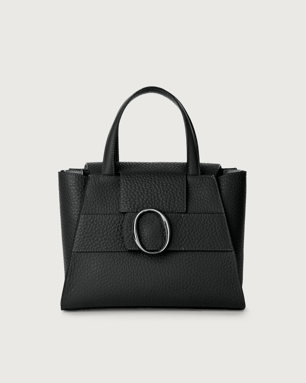 ORCIANI | Borsa a mano media Ofelia Soft in pelle con tracolla NERO | Shop  online
