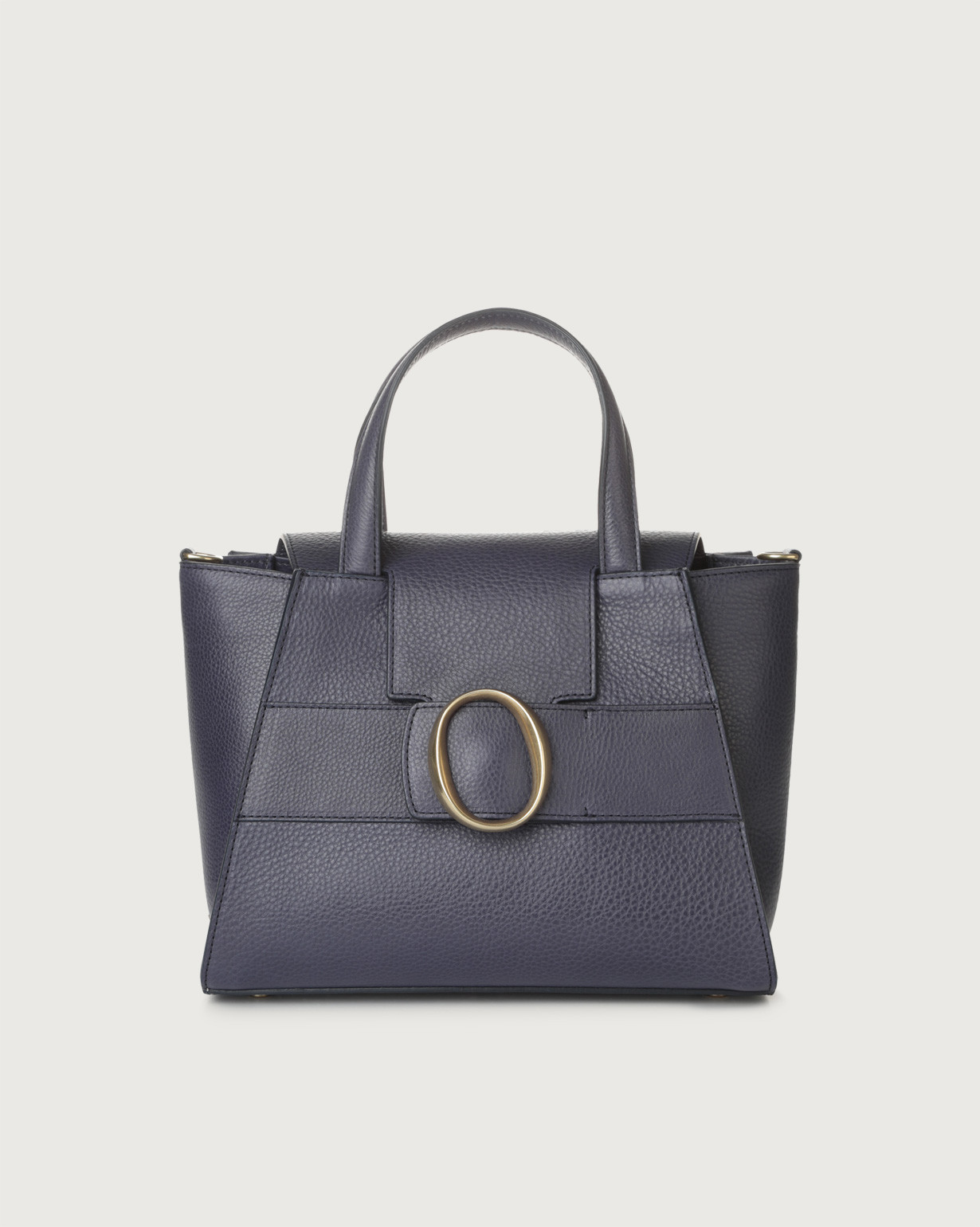 Orciani Borsa a mano media Ofelia Wild in pelle con tracolla colore BLU