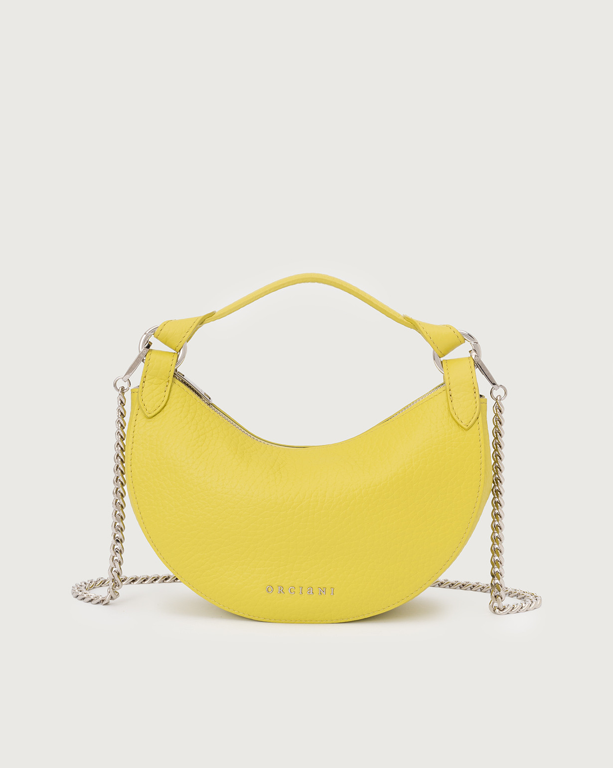 Orciani Mini Bag Dumpling Soft in pelle con tracolla