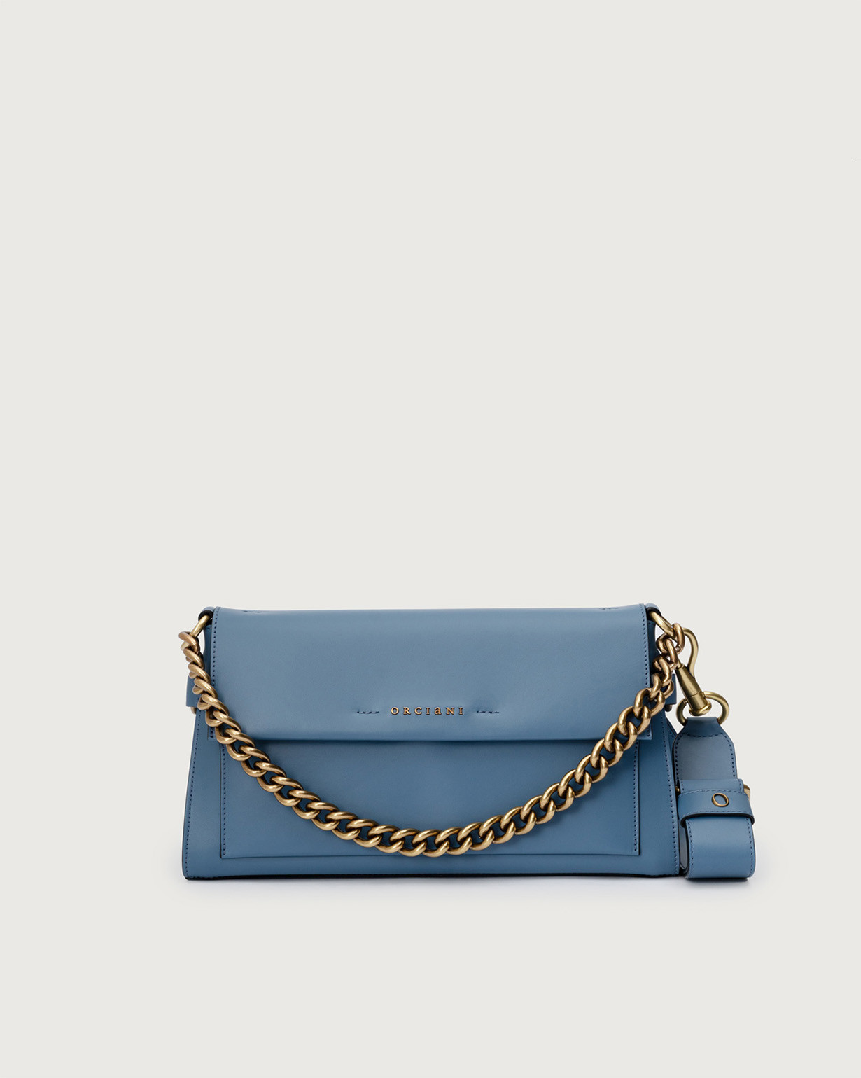 Orciani Borsa a spalla Missy Longuette Couture in pelle con tracolla