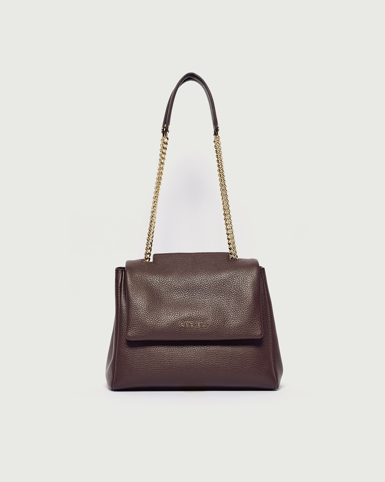 Orciani Borsa Sveva Sense Small a spalla in pelle martellata