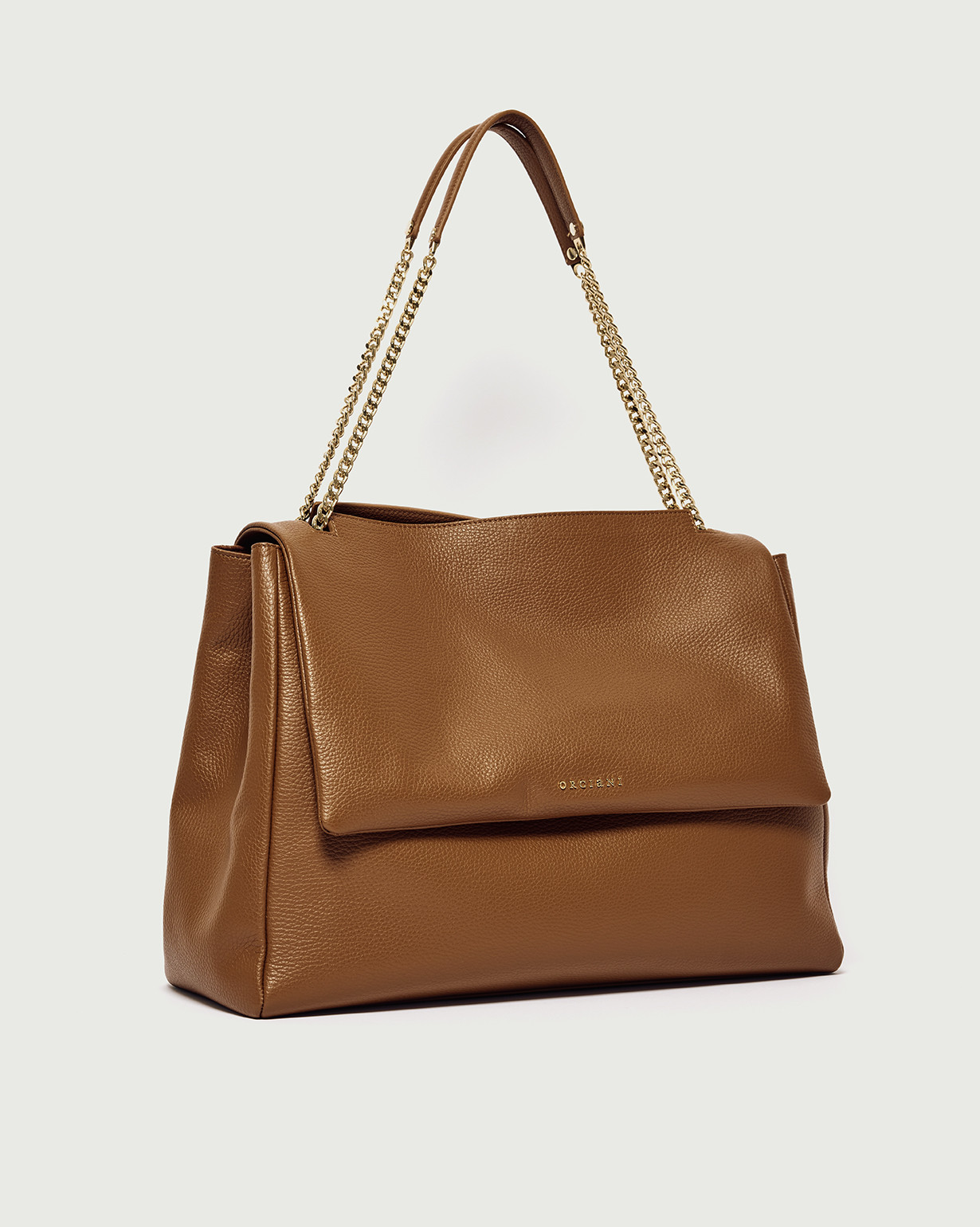 sui① Orciani Borsa Sveva Sense XL a spalla in pelle martellata, colore