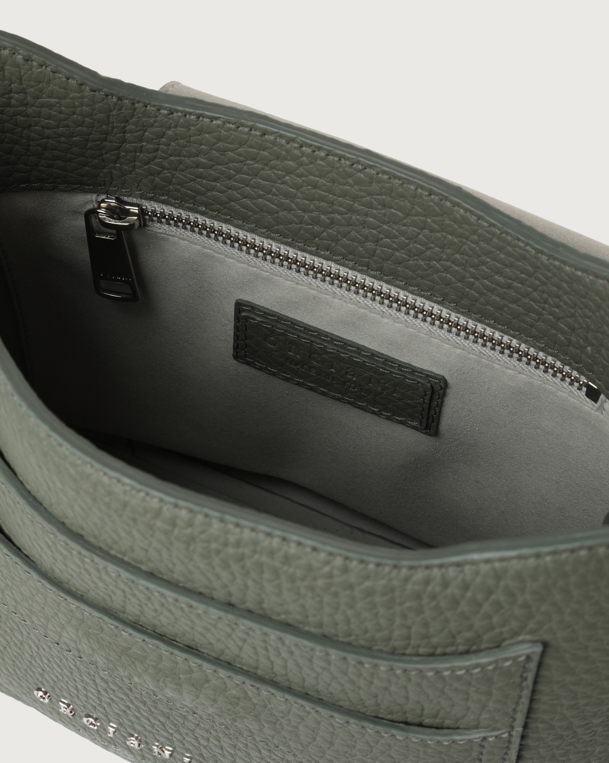 Borsa A Spalla Nilla Soft In Pelle Con Tracolla, Colore T. MORO