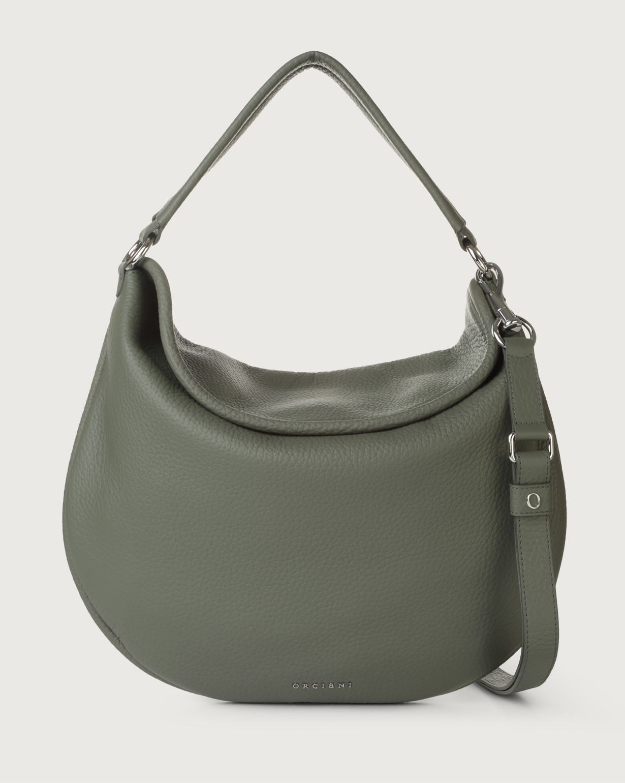 Borsa A Spalla Nilla Soft In Pelle Con Tracolla, Colore T. MORO