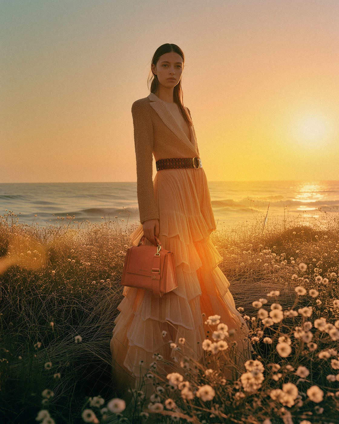 Orciani Borsa Sveva Premium Piccola in pelle con tracolla, colore