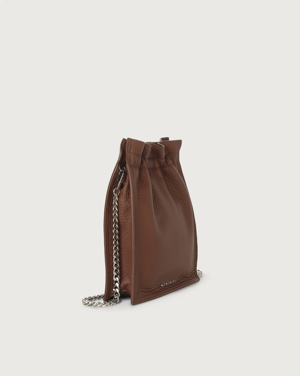 Orciani Mini Bag a sacchetto Petit Soft in pelle con tracolla