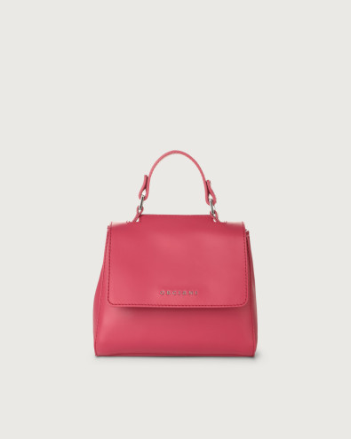 Borsa Sveva Vanity Mini a mano in pelle con tracolla