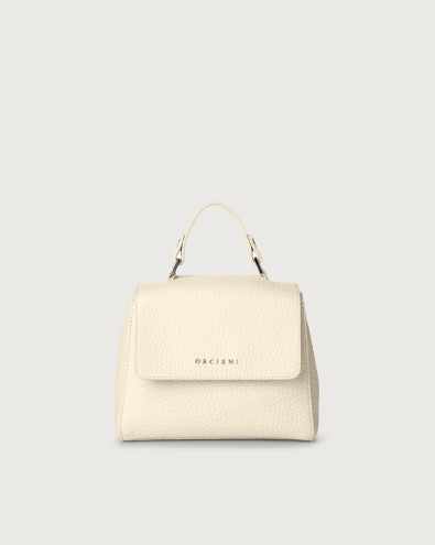 Borsa Sveva Soft Mini a mano in pelle con tracolla