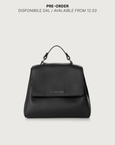 Borsa Sveva Soft Piccola a mano in pelle con tracolla