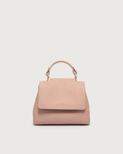 Borsa Sveva Soft Mini a mano in pelle con tracolla