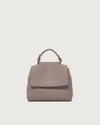Borsa Sveva Soft Mini a mano in pelle con tracolla