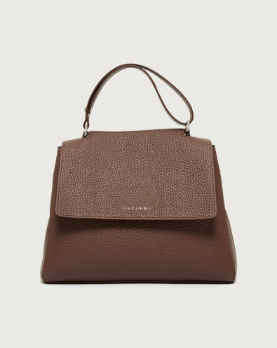 Borsa Sveva Soft Media a spalla in pelle con tracolla