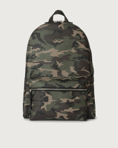 Zaino Camouflage in pelle