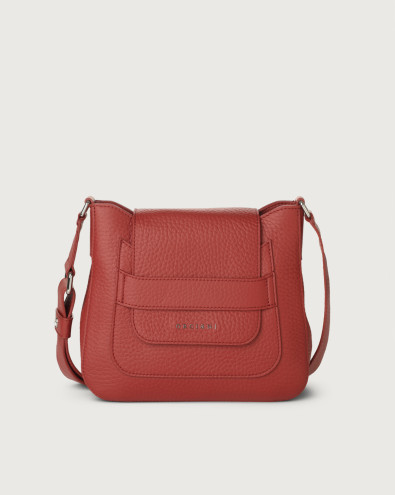 Borsa Dama Soft Midi in pelle con tracolla