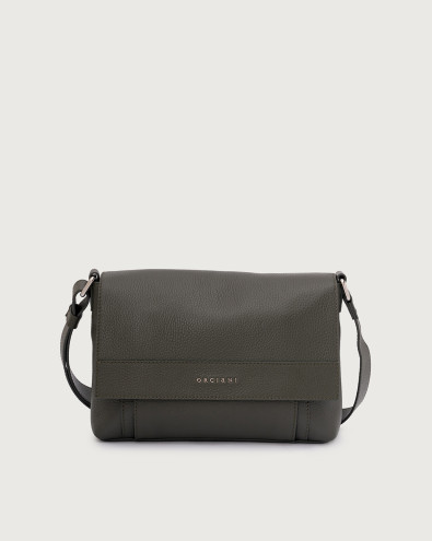 Borsa messenger midi Micron in pelle