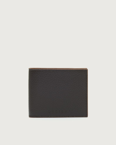 Portafoglio Micron Bicolor in pelle con portamonete