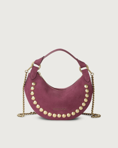 Mini Bag Dumpling Nabucco Ball in nubuck con tracolla